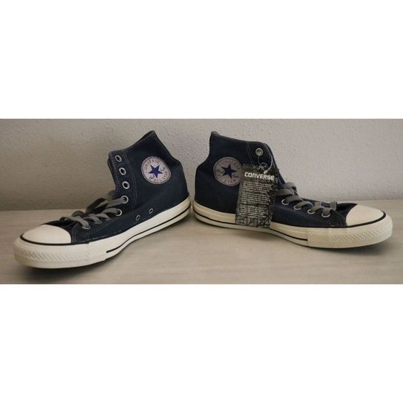 Converse 149466C Men's 7.5 Women's 9.5 Navy/Black Chuck Taylor Hi Top Sneakers - Picture 2 of 9